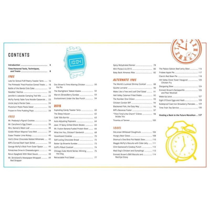Retour vers le futur cookbook 