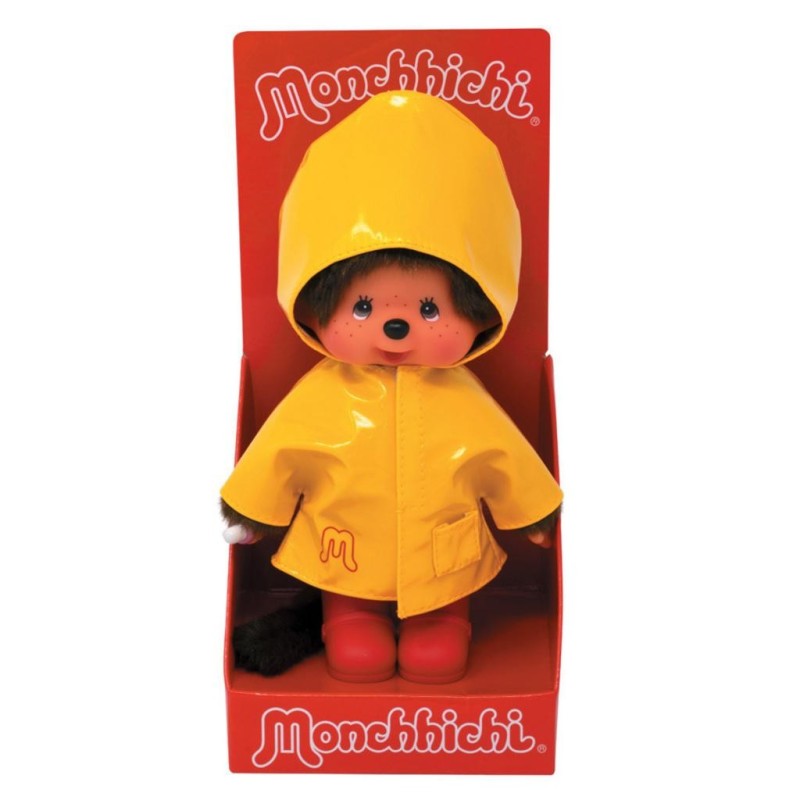 MONCHHICHI - Ciré Jaune - Peluche 20cm 