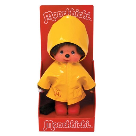 MONCHHICHI - Ciré Jaune - Peluche 20cm 