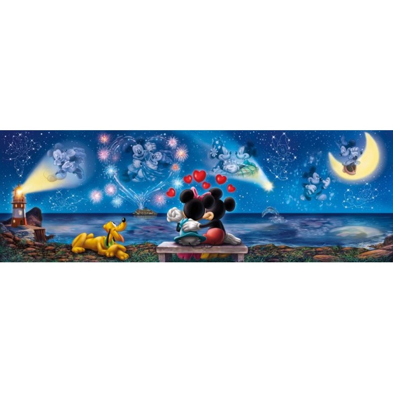 DISNEY - Mickey & Minnie - Puzzle 1000P 