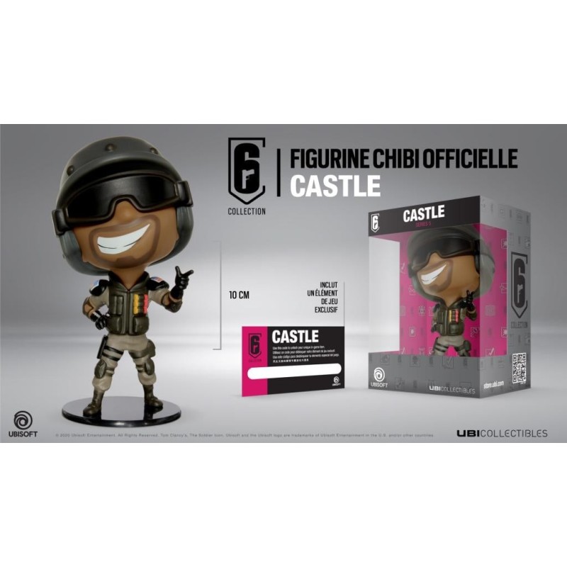 SIX COLLECTION Series 5 - Figurine Castle Chibi (Officielle Ubisoft) 