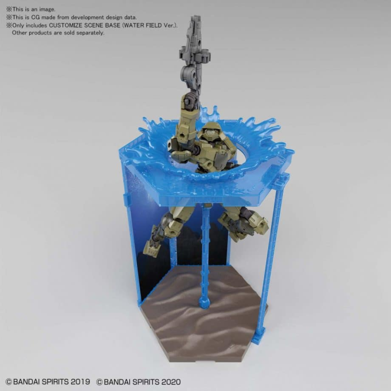 GUNDAM - Customize Scene Base Water Field - Accessoires pour Model Kit 