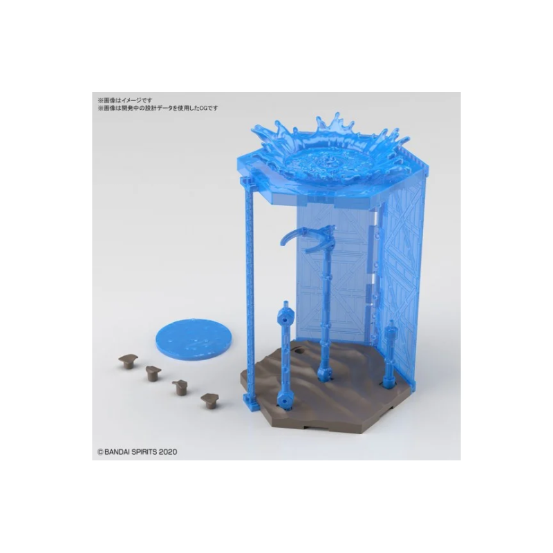 GUNDAM - Customize Scene Base Water Field - Accessoires pour Model Kit 