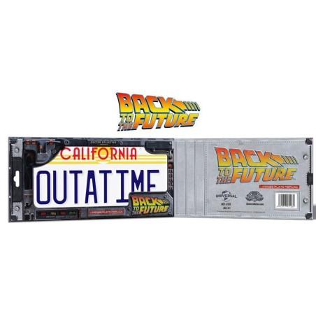 RETOUR VERS LE FUTUR - Plaque Minéralogique 'Outatime' - Réplique 1/1 