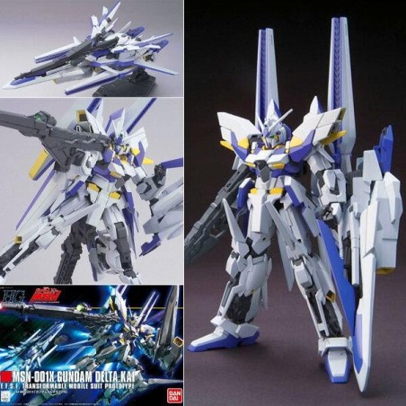 GUNDAM - HGUC 1/144 MSN-001X Delta Kai Gundam - Model Kit 