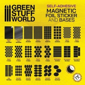 Feuilles magnétiques - Rond 32mm