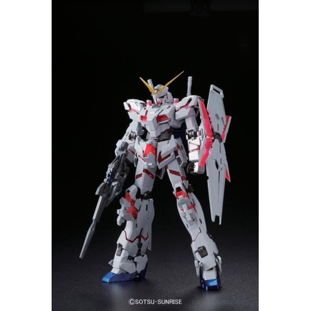 GUNDAM - MG 1/100 Unicorn Gundam (Red/Green TF) Titanium - Model Kit 