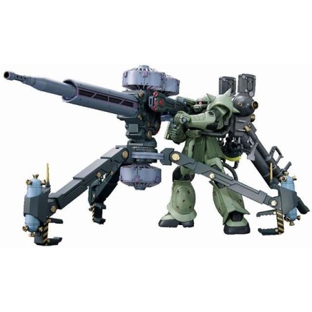 GUNDAM - HG Zaku II + Big Gun Set Thunderbolt Vers. 1/144 - Model Kit 