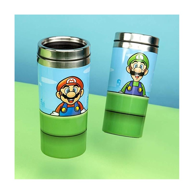 SUPER MARIO - Warp Pipe - Gourde de voyage en métal 450ml 