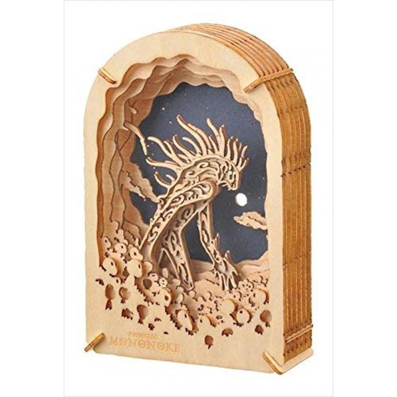 GHIBLI - Princesse Mononoke Daidarabochi - Théâtre de papier 8x10x4cm 
