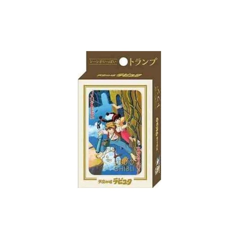 GHIBLI - Le château dans le ciel - Jeu de cartes à jouer (54 cartes) 