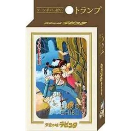 GHIBLI - Le château dans le ciel - Jeu de cartes à jouer (54 cartes) 