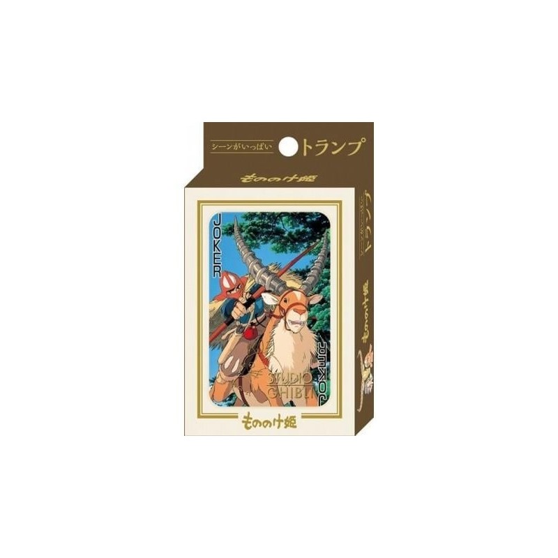 GHIBLI - Princesse Mononoke - Jeu de cartes à jouer (54 cartes) 