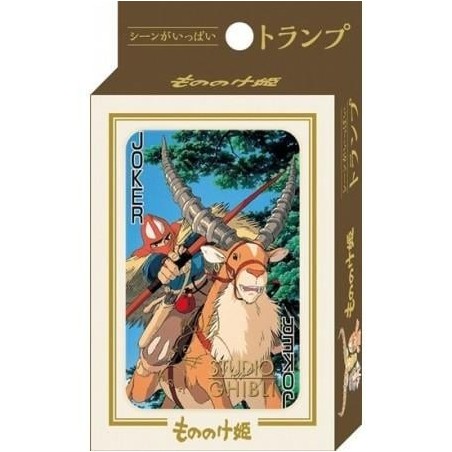 GHIBLI - Princesse Mononoke - Jeu de cartes à jouer (54 cartes) 