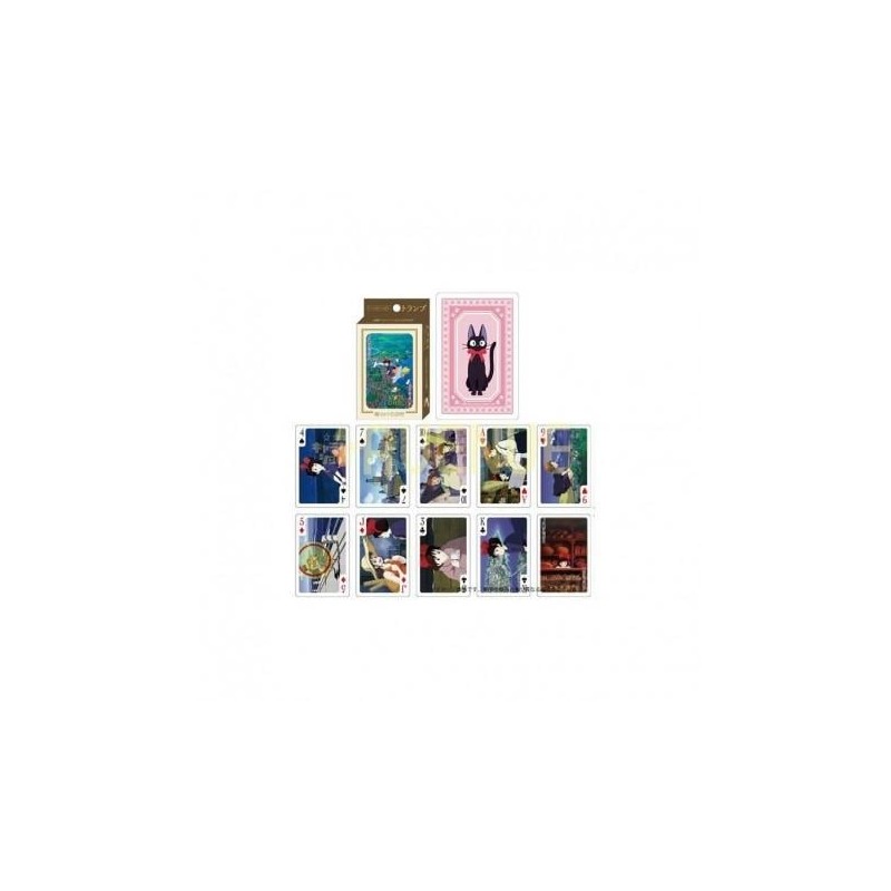 GHIBLI - Kiki la petite sorcière - Jeu de cartes à jouer (54 cartes) 