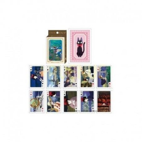 GHIBLI - Kiki la petite sorcière - Jeu de cartes à jouer (54 cartes) 
