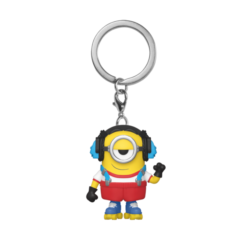 MINIONS 2 - Pocket Pop Keychain - Roller Skating Stuart 