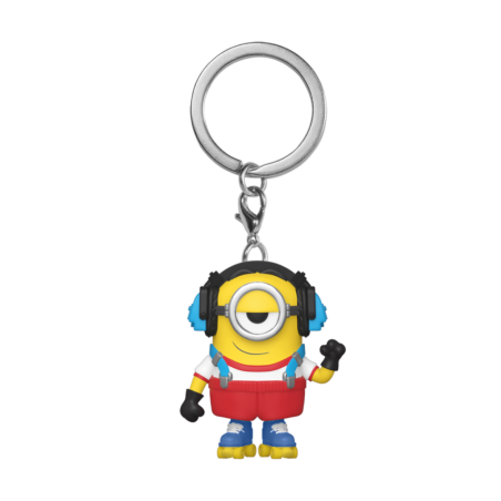 MINIONS 2 - Pocket Pop Keychain - Roller Skating Stuart 
