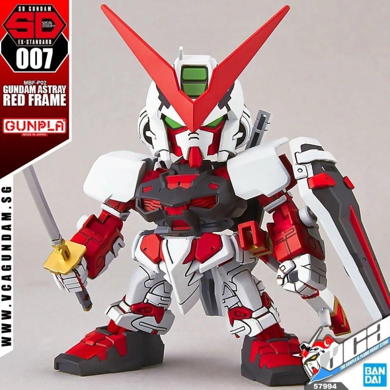 GUNDAM - SD Gundam Ex-Standard 007 Astray Red Frame - Model Kit 8cm 