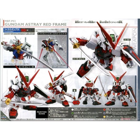 GUNDAM - SD Gundam Ex-Standard 007 Astray Red Frame - Model Kit 8cm 