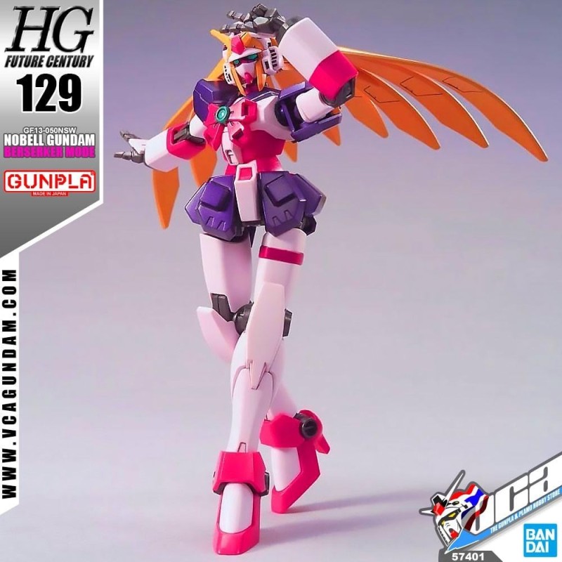 GUNDAM - 1/144 HGUC Nobell Gundam Berserker Mode - Model Kit 13cm 
