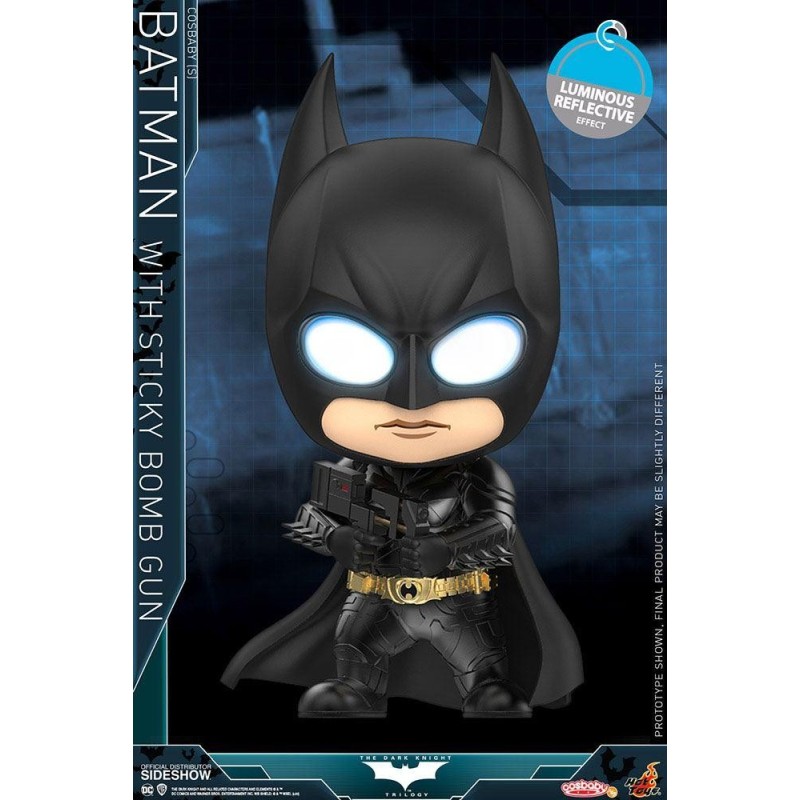 DC COMICS - Cosbaby Batman Sticky Bomb Gun - Figurine 12cm 