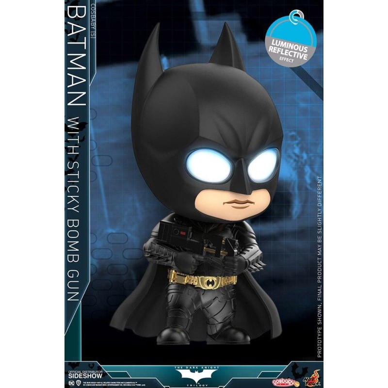 DC COMICS - Cosbaby Batman Sticky Bomb Gun - Figurine 12cm 