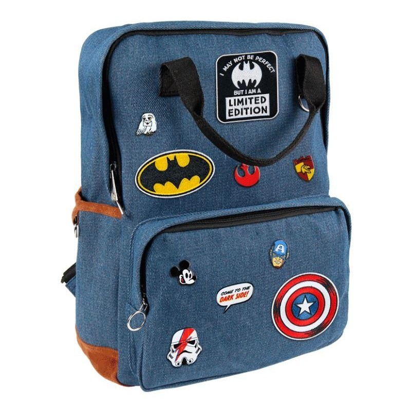 Sac à dos personnalisable en denim - Modèle A 