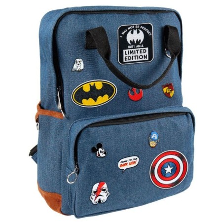 Sac à dos personnalisable en denim - Modèle A 