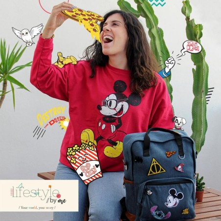 Sac à dos personnalisable en denim - Modèle A 
