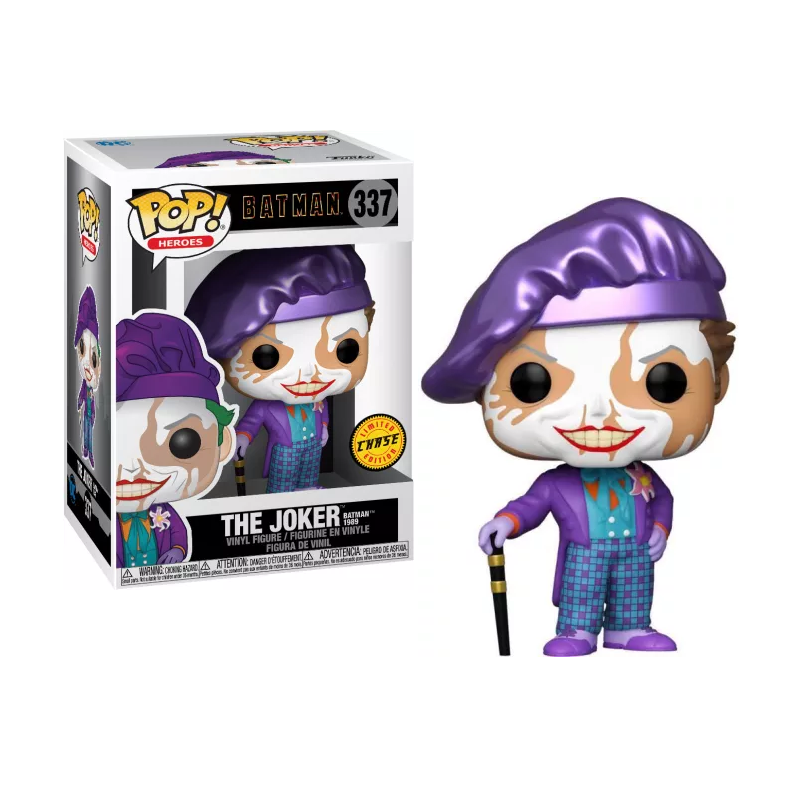 BATMAN 1989 - POP N° 337 - Joker w/ Hat avec chase 