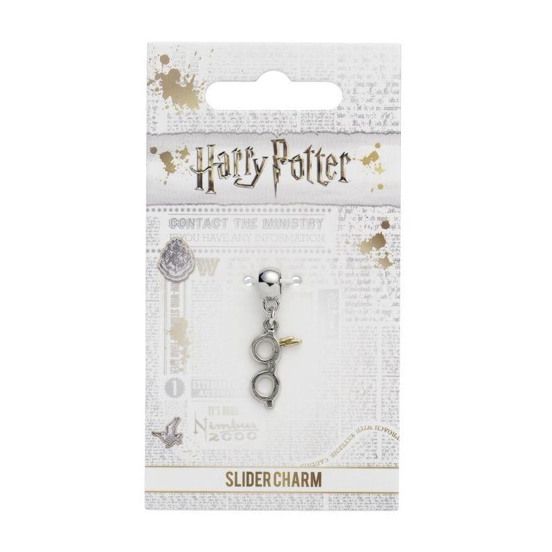 HARRY POTTER - Eclair & Lunettes - Charme pour Collier & Bracelet 