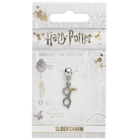 HARRY POTTER - Eclair & Lunettes - Charme pour Collier & Bracelet 