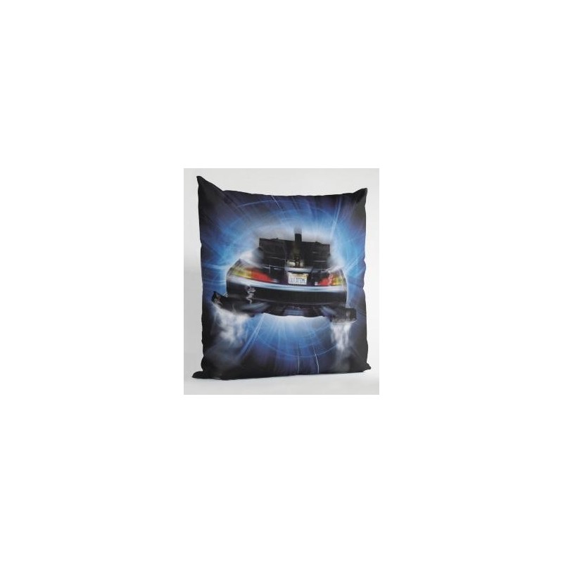 BACK TO THE FUTURE - Coussin carré - Delorean Roads "40x40x1cm" 