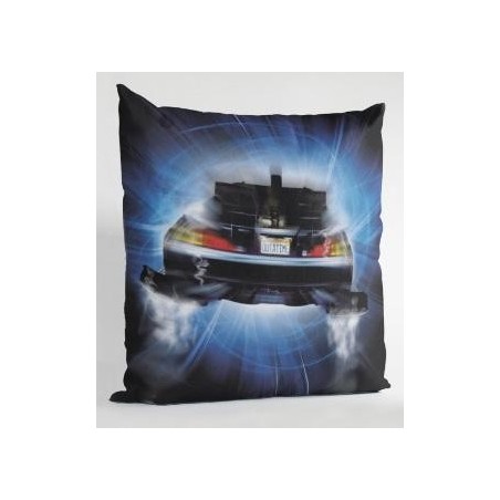 BACK TO THE FUTURE - Coussin carré - Delorean Roads "40x40x1cm" 
