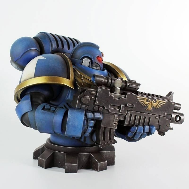 WARHAMMER 40K - Buste - Ultra Marine Primaris - 16cm 