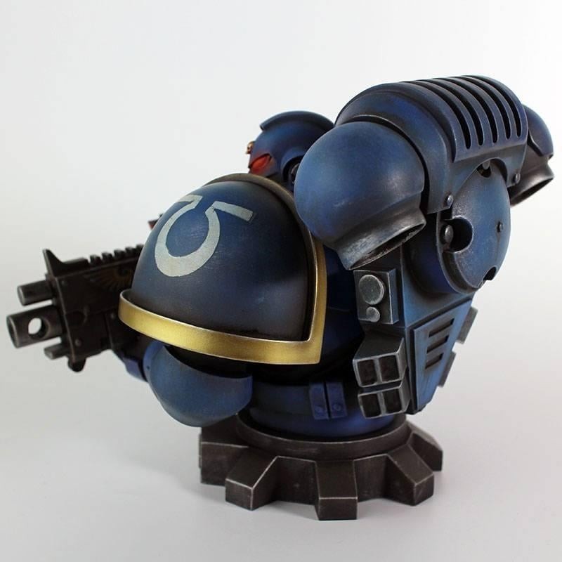 WARHAMMER 40K - Buste - Ultra Marine Primaris - 16cm 