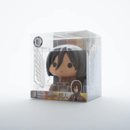ATTACK ON TITAN - Mini-Tirelire - Chibi Mikasa - 13cm 