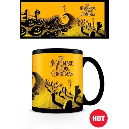 L'ETRANGE NOEL de Mr JACK - Cimetière - Mug Thermoréactif - 325ml 