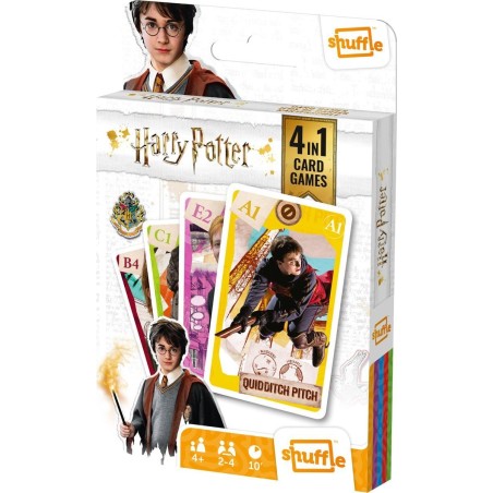 HARRY POTTER - Jeu de cartes 4 en 1 