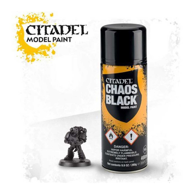 CHAOS BLACK SPRAY PAINT