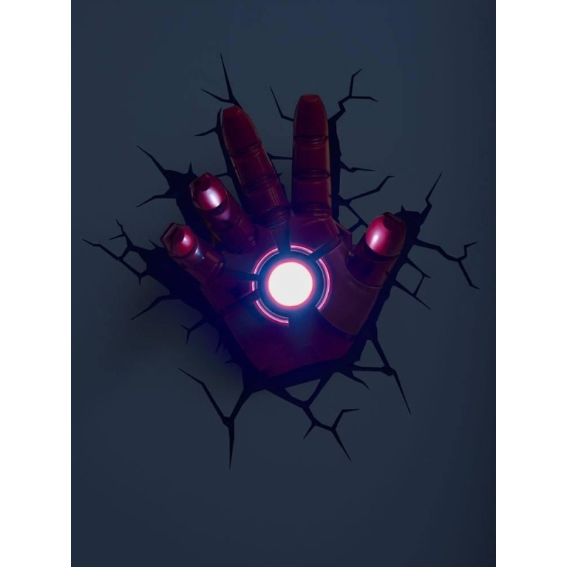 MARVEL - Lampe Decorative 3D - IRON MAN HAND 