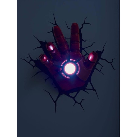 MARVEL - Lampe Decorative 3D - IRON MAN HAND 