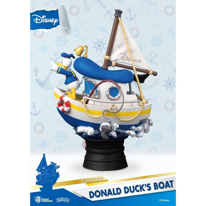 DISNEY - Donald Duck's Boat - Diorama D-Stage 15cm 