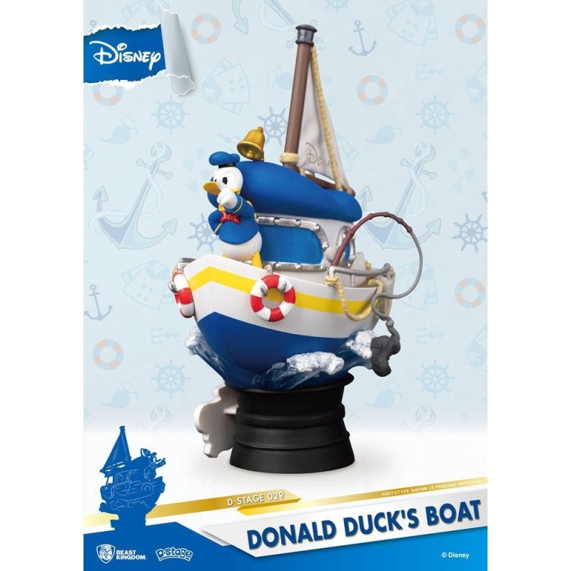 DISNEY - Donald Duck's Boat - Diorama D-Stage 15cm 