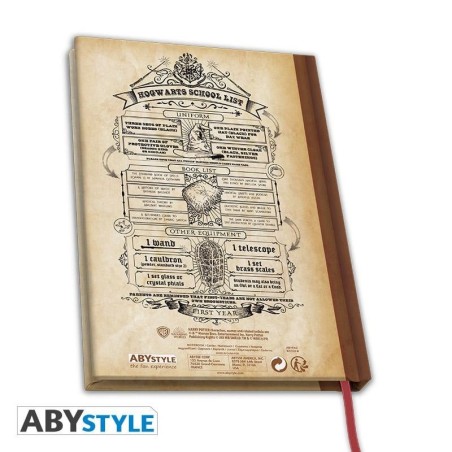 HARRY POTTER - Notebook A5 - Hogwarts School 