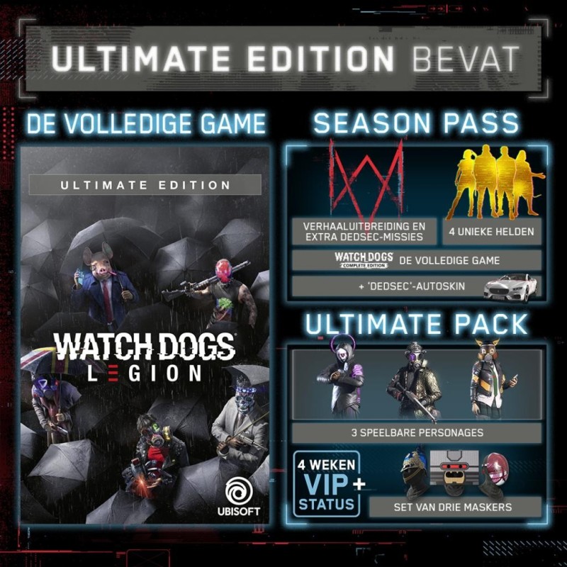 Watch Dogs Legion Ultimate Edition  - UPGRADE PS5 free 