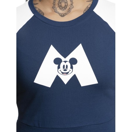 DISNEY - Mickey Mouse M College Dress Navy/White (XL) 