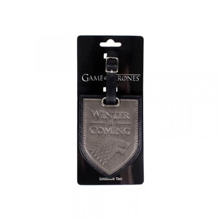 GAME OF THRONES - Luggage Tag - Stark 'Winter is Coming' 