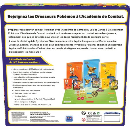 Pokémon : Coffret Académie de Combat V2 Disponible